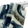 thumbnail image 5 of Octopus Waterproof Shower Curtain Set with Hooks, Printed Bathroom Decoration - Curtain Sets for Bathroom Curtains, 5 of 5