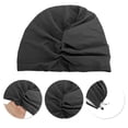thumbnail image 3 of Unique Bargains 1 Pc Breathable Knotted Swimming Cap Black White, 3 of 6
