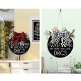 thumbnail image 3 of Door Sign Wooden Letter Bow Decorative Door Hanger Sign Front Door Decoration, 3 of 9