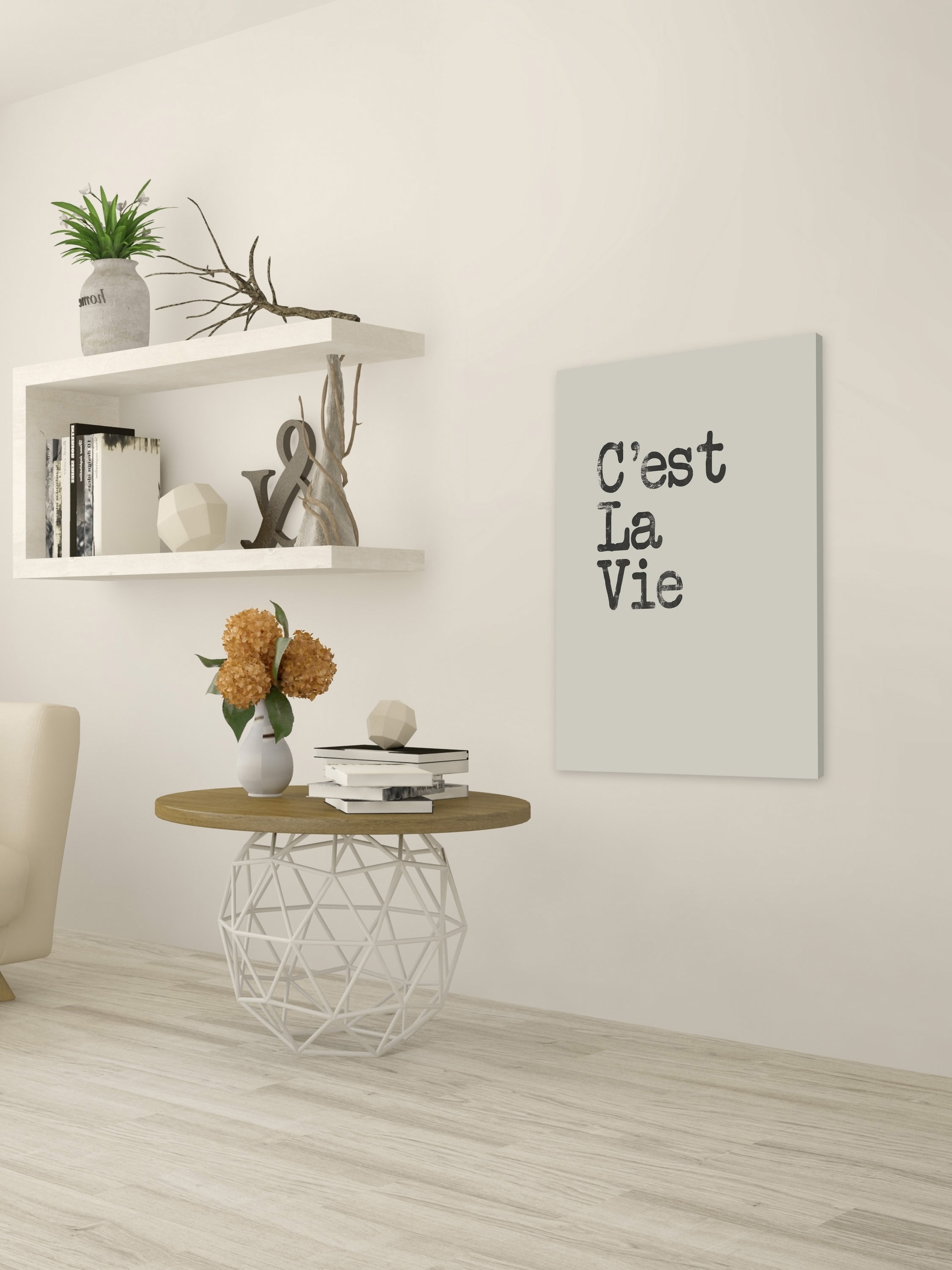 C'est La Vie II Painting Print on Wrapped Canvas