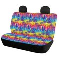 thumbnail image 2 of Uourmeti Tie-Dye Coconut Tree Print Car Seat Covers Anti-Slip Car Seat Covers Full Set, Lightweight Compatible with SUV Truck, 2 of 10