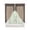 Black Brown, variant on Olive Green Greek Key Swag Valances for Windows, Geometric Greece Ancient Farmhouse Geo Rod Pocket Sheer Valances for Windows, Swag Toppers Light Filtering for Kitchen Living Room 2 Panels 28''x36''