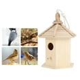 thumbnail image 2 of Birdhouse,` Soft Texture Bird Box Cage Gardening Birdhouse, For Large Bird, 2 of 8