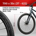 thumbnail image 3 of Fincci 700x35c Bike Tires with Inner Tubes (37-622) Foldable Anti-Puncture for Road, Hybrid, and E-Bikes, Set of 2, 3 of 10