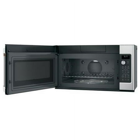 Café - 1.7 Cu. Ft. Convection Over-the-Range Microwave with Sensor Cooking - Stainless steel