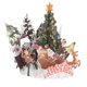 thumbnail image 4 of Tarjeta de felicitación con forma tridimensional de fiesta de Navidad, papel decorativo con sobre, 4 of 8