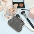 thumbnail image 4 of LOLIPPYY Kiss Lock Coin Grey Fake Mini Clutch 1Pack Secure Closure for Special Events, 4 of 8