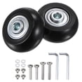 thumbnail image 1 of Unique Bargains Roues de Remplacement pour Bagages 40x18mm Kits de Réparation de Roues de Valise 2 Roulements en PU pour Sac de Chariot, Patin en Ligne, 1 of 5