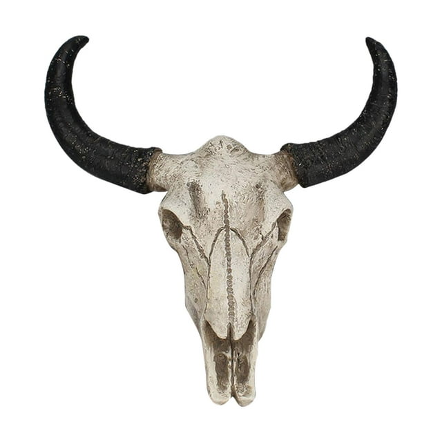 Resin Cattle Skull Figure Wall Decoration for Living Room