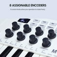 thumbnail image 5 of M-VAVE 25-Key MIDI Control Keyboard Mini Portable USB Keyboard MIDI Controller with 25 Velocity Sensitive Keys 8 RGB Backlit Pads 8 Knobs, 5 of 9