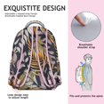 thumbnail image 5 of Hawaii Tropical Wind Palm Leaves Print Backpack for Campus Commute: Durable Lightweight Laptop Daypack, Large Capacity Bookbag for Students, Perfect Gift for High School College, 5 of 6
