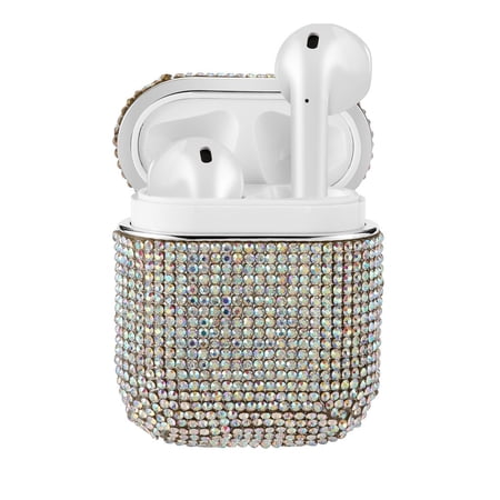 Airpods Case - Rhinestone - Iridescent Chrome