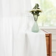 thumbnail image 3 of DriftAway White Ruffle Bottom Curtains for Bedroom Living Room Dining Room Farmhouse Semi Sheer Window Curtains Rod Pocket Layered Home Décor, 52" x 84" 2 Panels White, 3 of 9