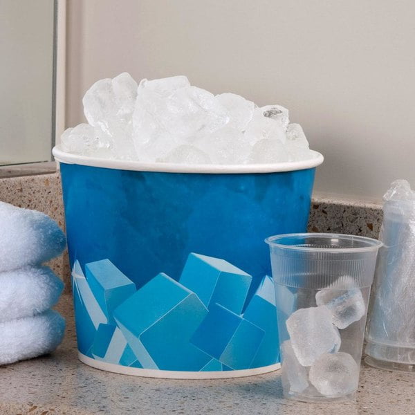 5 lb. Disposable Paper Ice Bucket 25 / Pack