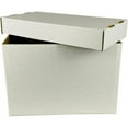 thumbnail image 4 of Kraft Paper Comic Book Storage Boxes - Holds 150-175 Comics, White, 4 of 4