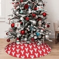thumbnail image 5 of KLL 48" Christmas Tree Skirt Cartoon Lobster Xmas Tree Skirts Mat for New Year Xmas Holiday Party Indoor Outdoor Home Decoration, 5 of 7