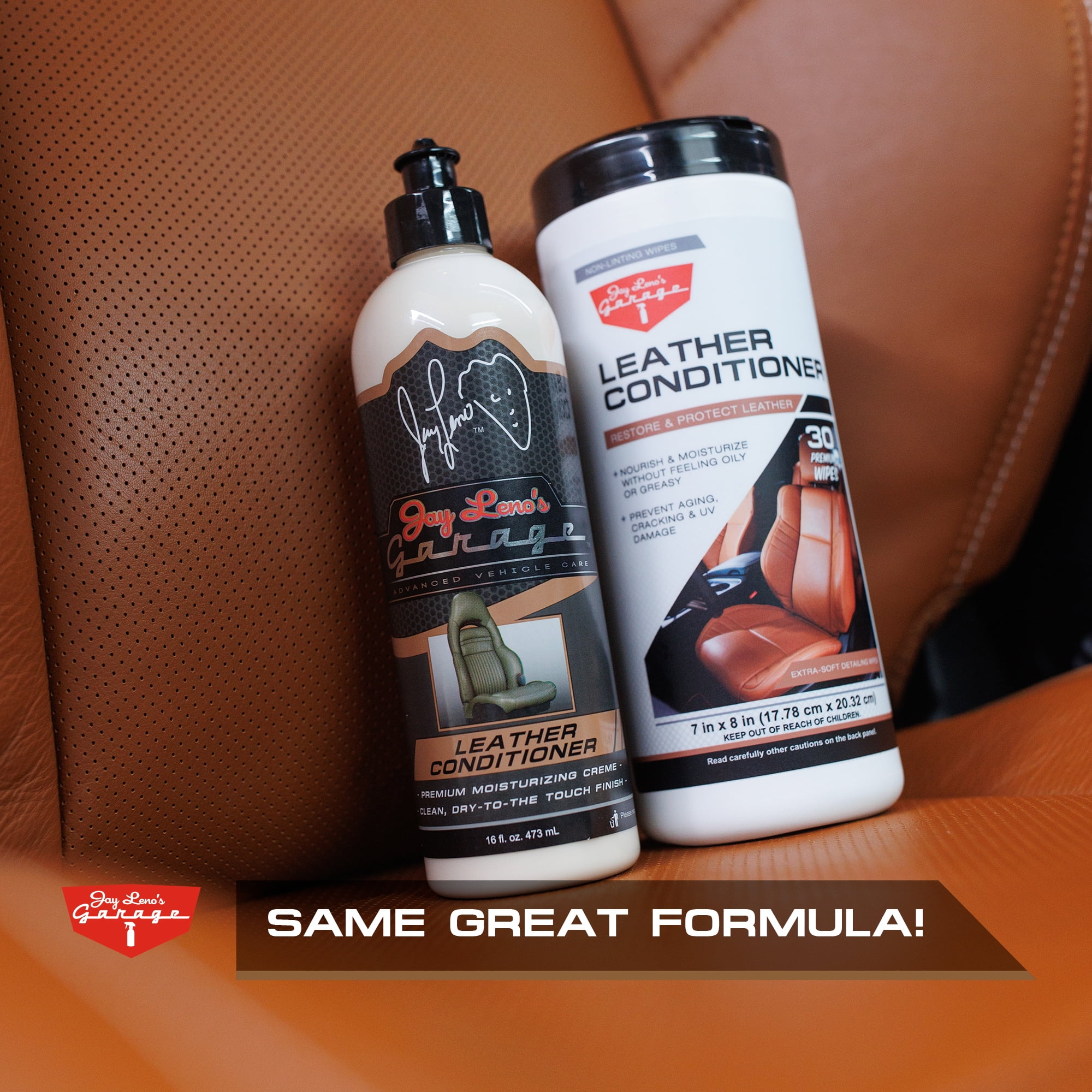 Leather Cleaning  Leather Cleaner Wipes from Jay Leno's Garage