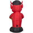 thumbnail image 5 of Airblown Devil w/ "Have a Wicked Halloween" Banner, 5 of 6