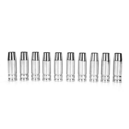 

Gas Nozzles Contact Tip 10pcs Gas Nozzle Tip Contact For MB15 MB14 12mm Brass Protection Accessory MAG MIG