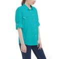 thumbnail image 3 of Little Donkey Andy Women's UPF 50+ UV Protection Shirt, Long Sleeve Fishing Shirt, Breathable and Fast Dry Teal L, 3 of 7