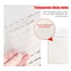 thumbnail image 1 of Notas adhesivas transparentes Bloc de notas translúcido autoadhesivo transparente 50 hojas, 1 of 7