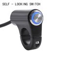 thumbnail image 2 of 22mm Motorcycle Switch Push Button Connector For Electronic Motorbike Aluminum Alloy Handlebar Switch, 2 of 5