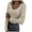 Beige, variant on PMVFHDE Womens Tops Square Neck Long Sleeve Slim Fit Basic Shirt Ribbed Thermal Undershirt Tee Casual