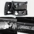 thumbnail image 2 of AKKON - For 1992 1993 1994 1995 1996 Ford Bronco F150 F250 F350 Black Headlights & Tail Lights Replacement Pair, 2 of 7