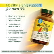 MegaFood, Men Over 55 One Daily, Supports Optimal Health and Wellbeing, Multivitamin and Mineral Dietary Supplement, Vegetarian, 60 Tablets
