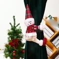 thumbnail image 4 of Boucle de Rideau pour Événements et Fêtes à la Maison - Accessoire d'Embrasse de Rideau en Polyester à Imprimé Festif de Noël, 4 of 5
