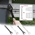 thumbnail image 1 of Sentmoon Wrenches Crescent Wrench Ratcheting Wrench Set 8 25mm Metric Combination Spanner Tool Storage Holder for Tight Bolts Nuts Auto Repair Garage Mechanic Use, 1 of 6