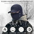 thumbnail image 2 of Autumn Winter Winter Winter Windproof Hat Cycling Warm With Wool Thickened Windproof Cotton Hat, 2 of 6