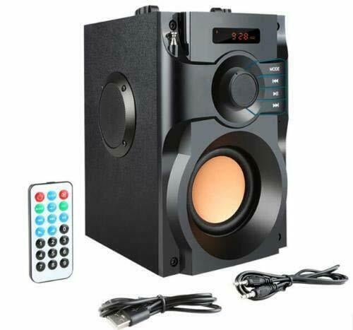 Portable Bluetooth Speaker 10W Subwoofer Heavy Bass Wireless Outdoor FM Speaker 