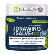 Owell Naturals Chickweed Drawing Salve with Aloe for Skin, 2 oz