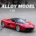 thumbnail image 2 of 1:36 Laferrari Sports car Toy Alloy Car Diecasts & Toy Vehicles Sound and light Car Model Collection Car Toys, 2 of 9