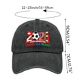 thumbnail image 3 of SPOORYYO Cup Soccer Hat 2026 Retro Print Soccer Fan Baseball Cap Adjustable Football Supporters Hat for Men Women Celebrate the Historic Event USA CAN MEX 2026 Host, 3 of 8