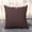 Coffee, variant on Linen Textured Throw Pillow with Soft Insert, 18x18 Inch Square Decorative Couch Cushion for Living Room Sofa and Bed Setup