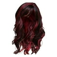 thumbnail image 3 of Cost-Saving! WEIWEIGG Women's Red Long Wig, Curly Layered Wig, Heat Resistant Synthetic Full Wig, Breathable & Natural Looking for Women Daily Party Wear, 3 of 8
