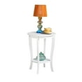 thumbnail image 3 of Convenience Concepts American Heritage Round Table in White Wood Finish, 3 of 3