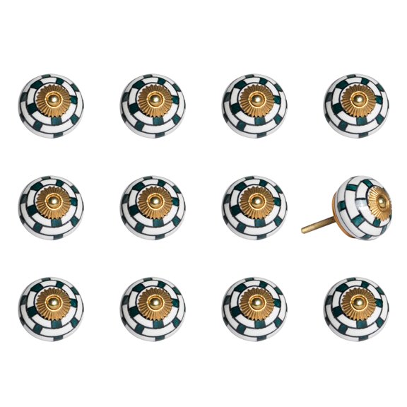 1.5" X 1.5" X 1.5" Multi-Color 8 PACK KNOB-IT K000003