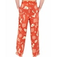 thumbnail image 5 of Lazy One Men's Novelty Pajama Pants – Funny Cotton Sleep Pants with Elastic Waistband & Pockets, Orange Wild Wild Rest, Large, 5 of 6
