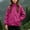 Hot Pink, variant on Girls Rain Jacket Waterproof Windproof Lightweight with Pockets Black,Size 3-4 T