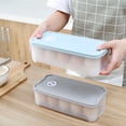 thumbnail image 4 of HAMPPLIES 1Ud Caja Para Guardar Huevos Con 10 Compartimentos Azul Con De Fecha Para Refrigerador, 4 of 7