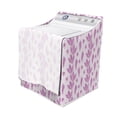 thumbnail image 3 of Feather Washer Cover, Bohemian Ornamental Fluffy Plumage Composition on Soft Colored Backdrop, Dust and Dirt Free Decorative Print, 29" x 28" x 40", Pale Mauve and Lilac, by Ambesonne, 3 of 3