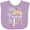 Lavender, variant on Inktastic This Princess is One First Birthday Girls Baby Bib