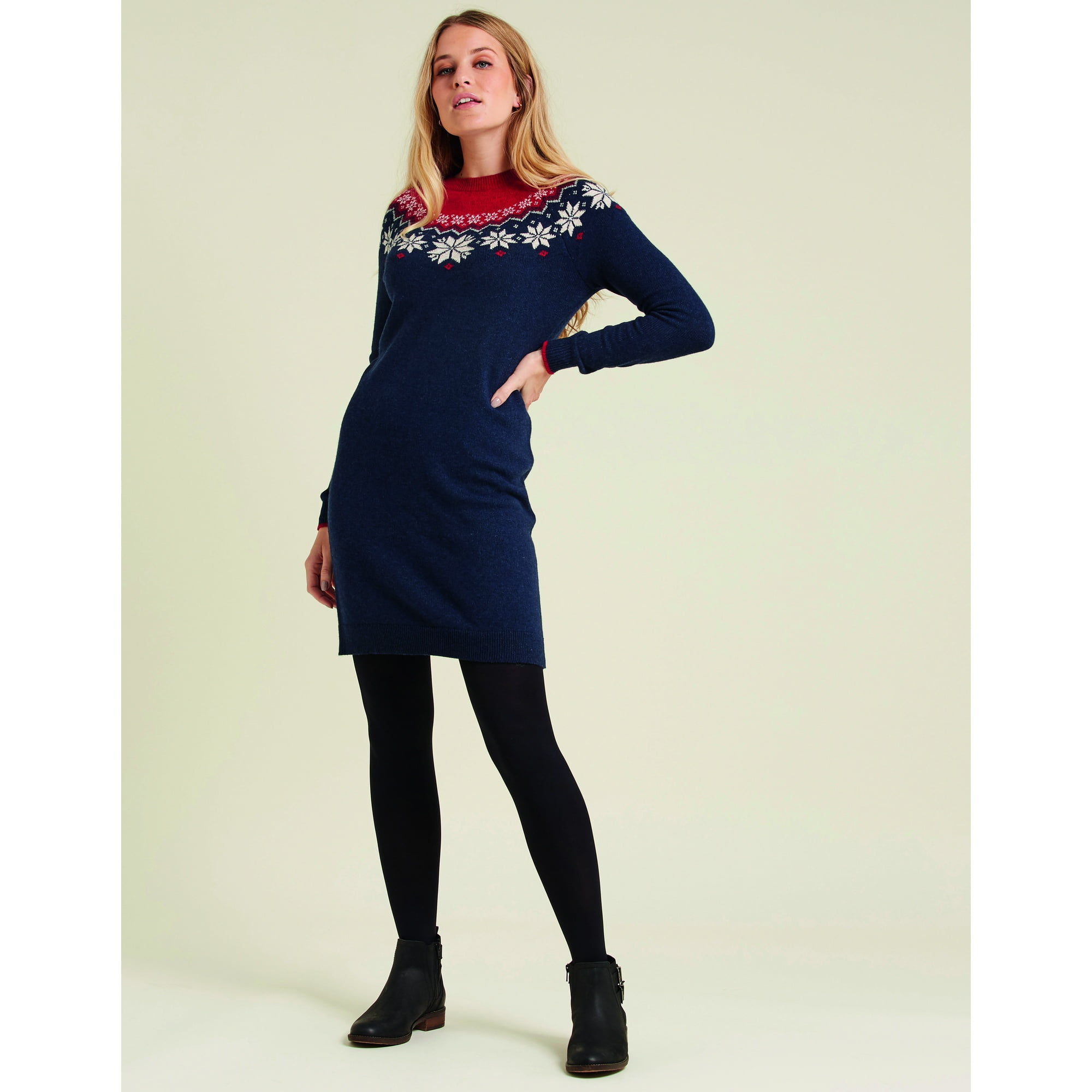 FatFace Womens Fairisle Dress - Walmart.com