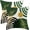Boho-green Gold, variant on Chinoiserie Pillow Covers 18x18 Set of 2 Vintage Brown Floral Throw Pillow Covers Outdoor Decoration Boho Brown Flower Pillowcase Farmhouse Decorative Linen Cushion Case for Home Sofa
