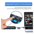 thumbnail image 4 of USB Hub 7 Port Multi USB Splitter Power Adapter Multiple Expander With On Off Switch For PC Laptop ,Powerful Charging, 4 of 5