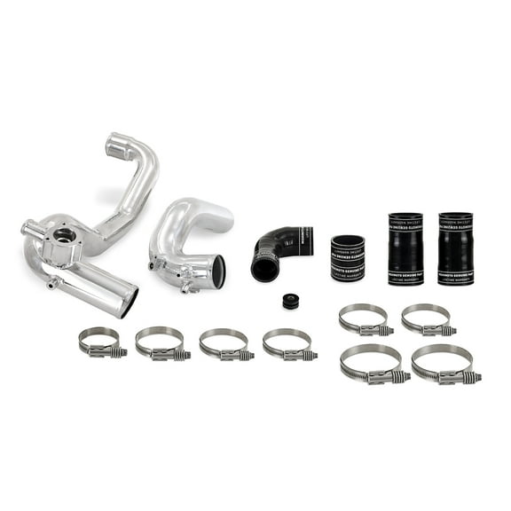 Mishimoto High-Mount Intercooler Pipe Upgrade Kit, Compatible with Ford Bronco 2.3L 2021 , Polished