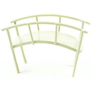 Mini Iron Garden Bridge 2"-cream